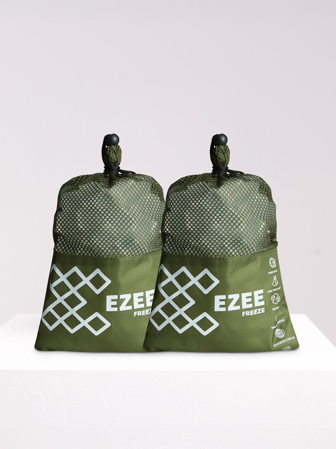 Mini Freeze Clear Ice - 1.8kg Khaki Bag