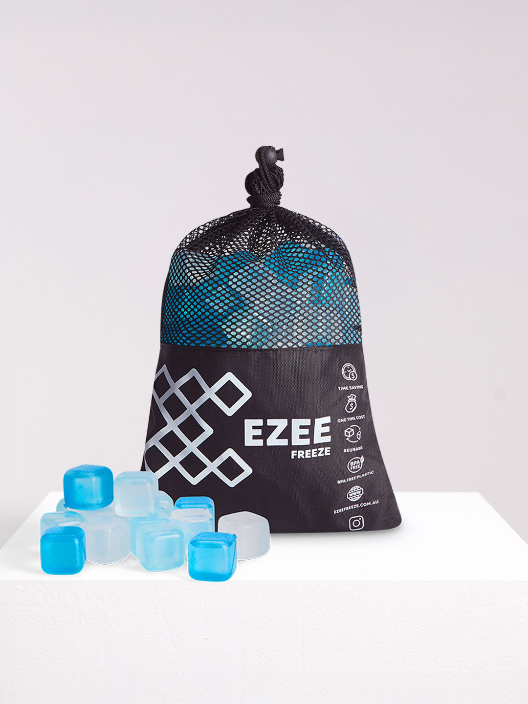 Mini Freeze Blue Ice - 1.8kg Black Bag