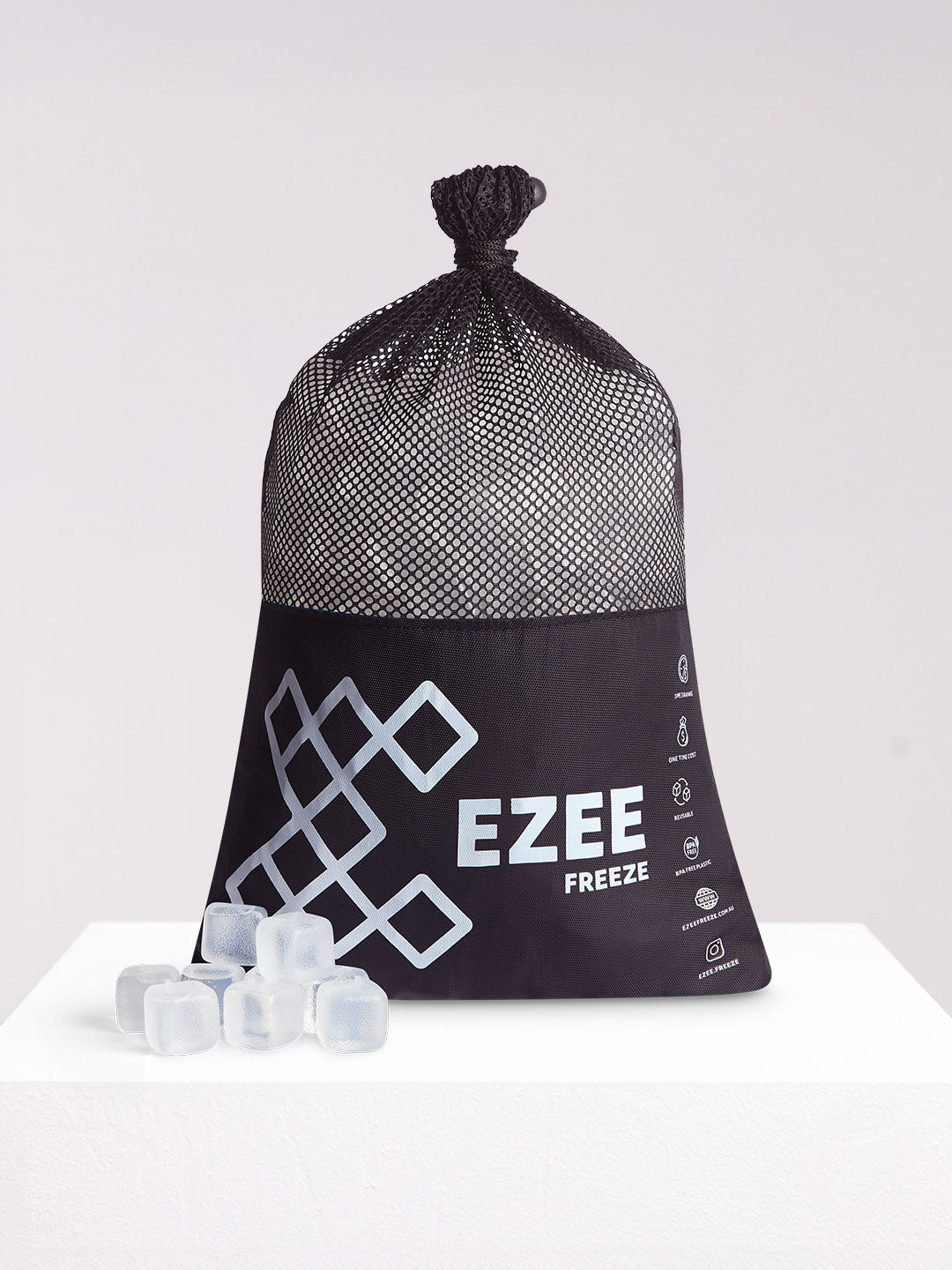 Mega Freeze Clear Ice - 5kg Black Bag