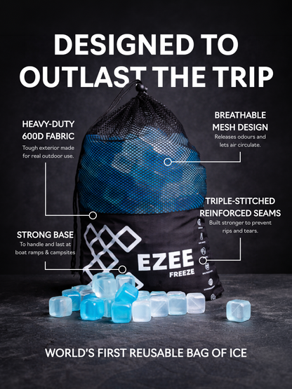 Mini Freeze Clear Ice - 1.8kg Tan Bag