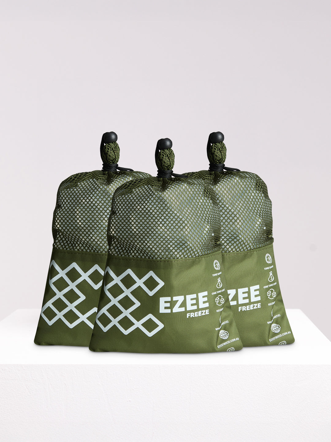 Mini Freeze Clear Ice - 1.8kg Khaki Bag