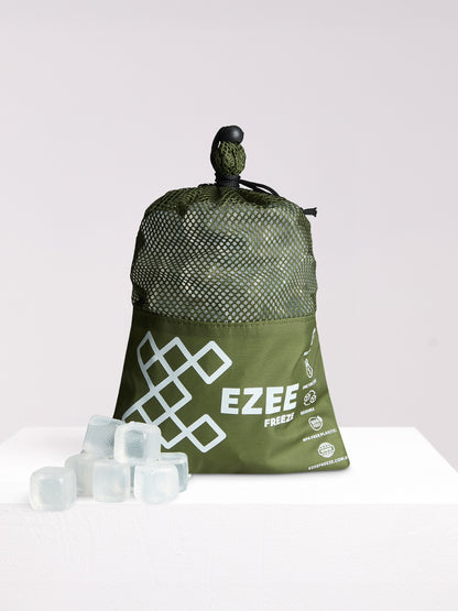Mini Freeze Clear Ice - 1.8kg Khaki Bag