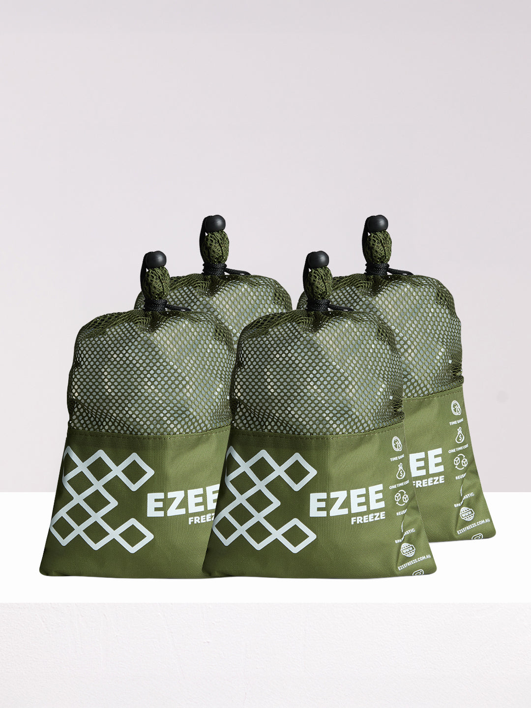 Mini Freeze Clear Ice - 1.8kg Khaki Bag