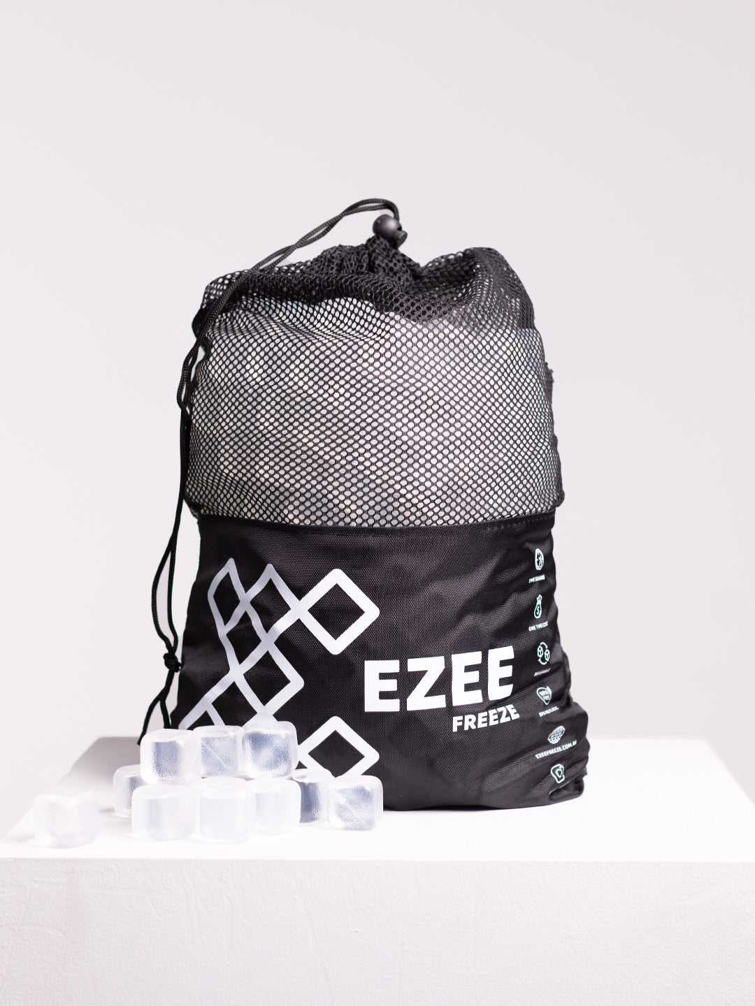 Mega Freeze Clear Ice - 5kg Black Bag